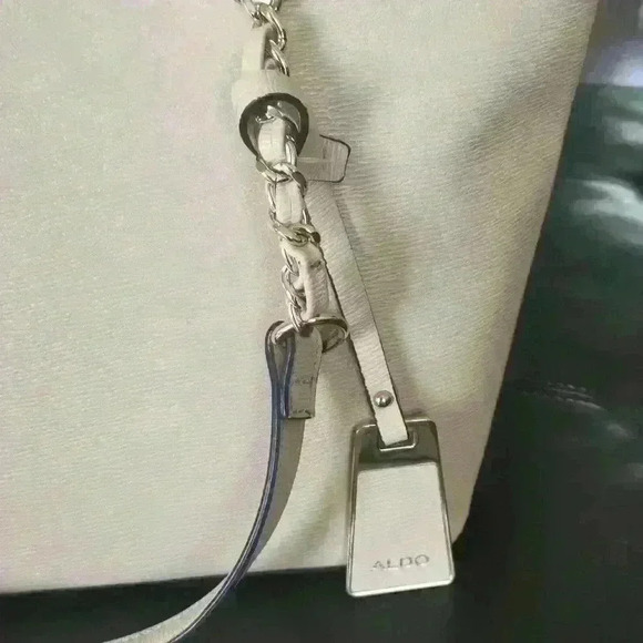 Aldo Tote Chain Bag Bone Color - Picture 3 of 13